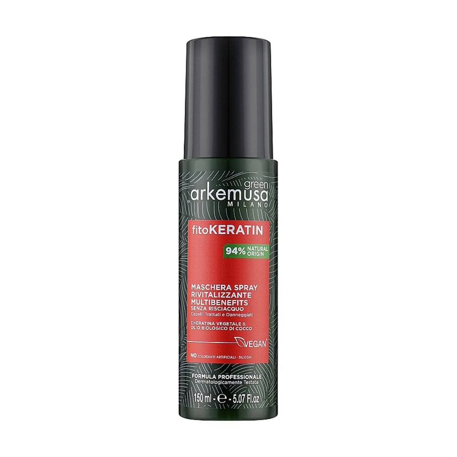 Уцінка! Відновлювальна маска-спрей Arkemusa Green Fitokeratin Hair Mask Spray для пошкодженого волосся, 150 мл